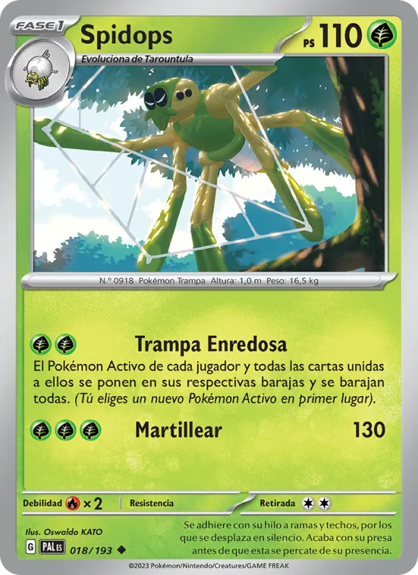 Spidops Evoluciones en Paldea 018/193