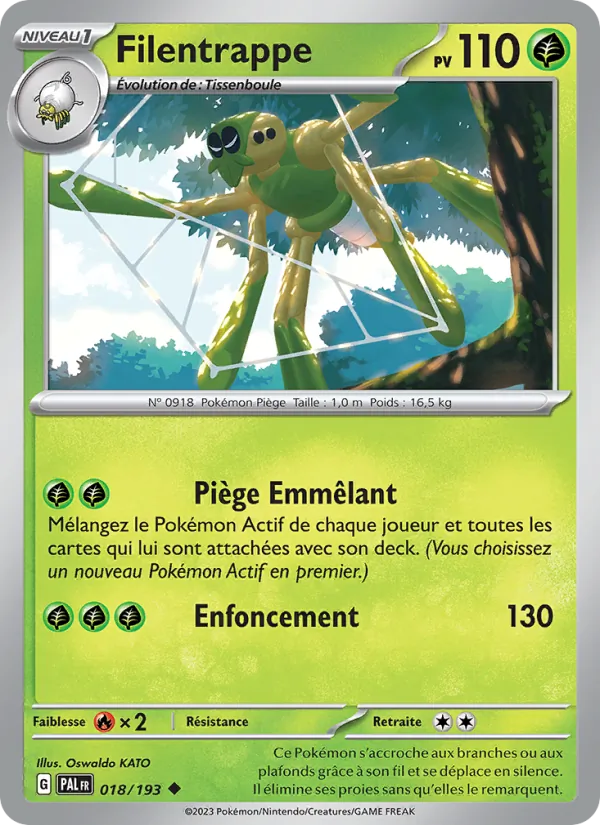 Filentrappe Évolutions à Paldea 018/193