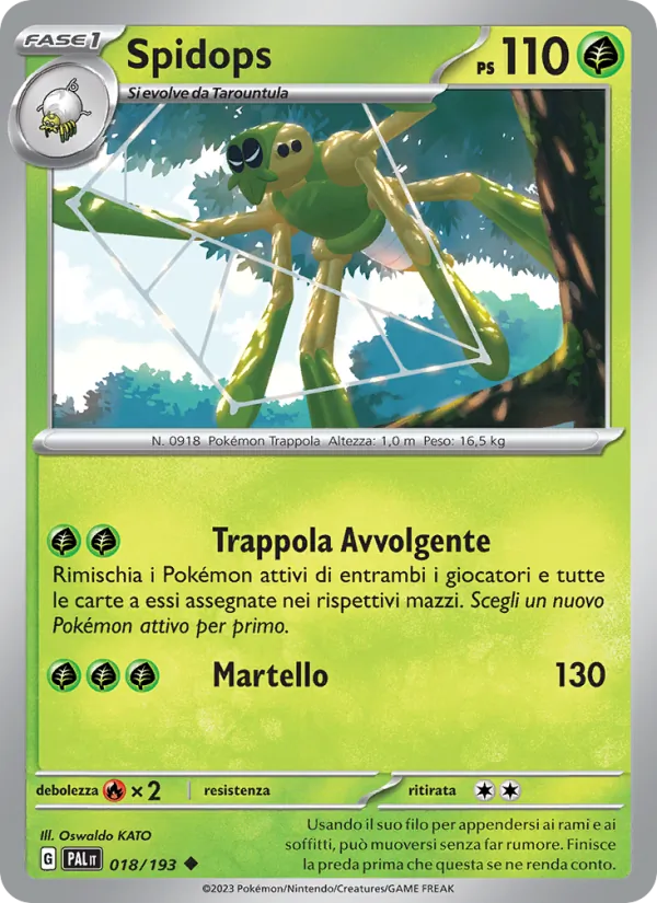 Spidops Evoluzioni a Paldea 018/193