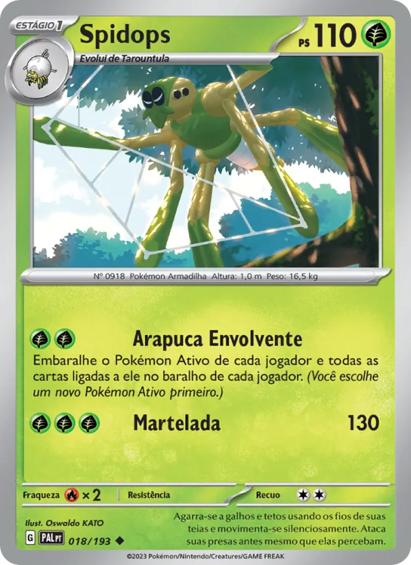 Spidops Evoluções em Paldea 018/193