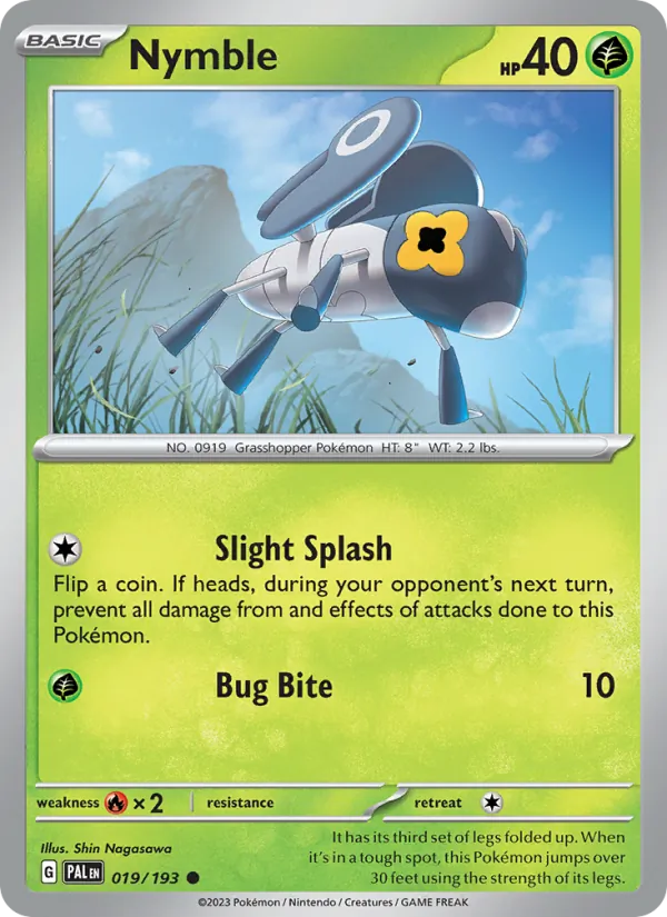 Nymble Paldea Evolved 019/193
