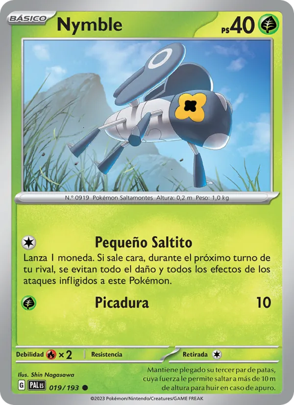 Nymble Evoluciones en Paldea 019/193