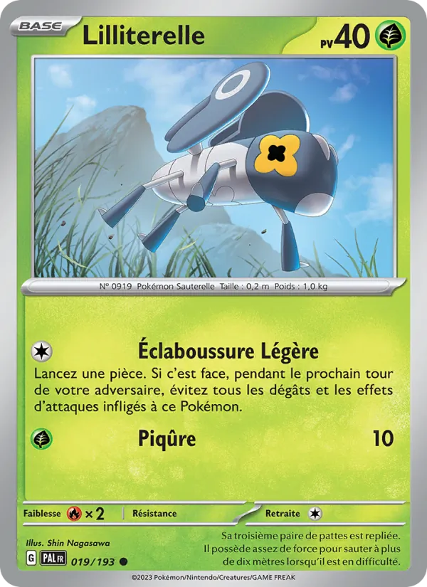 Lilliterelle Évolutions à Paldea 019/193