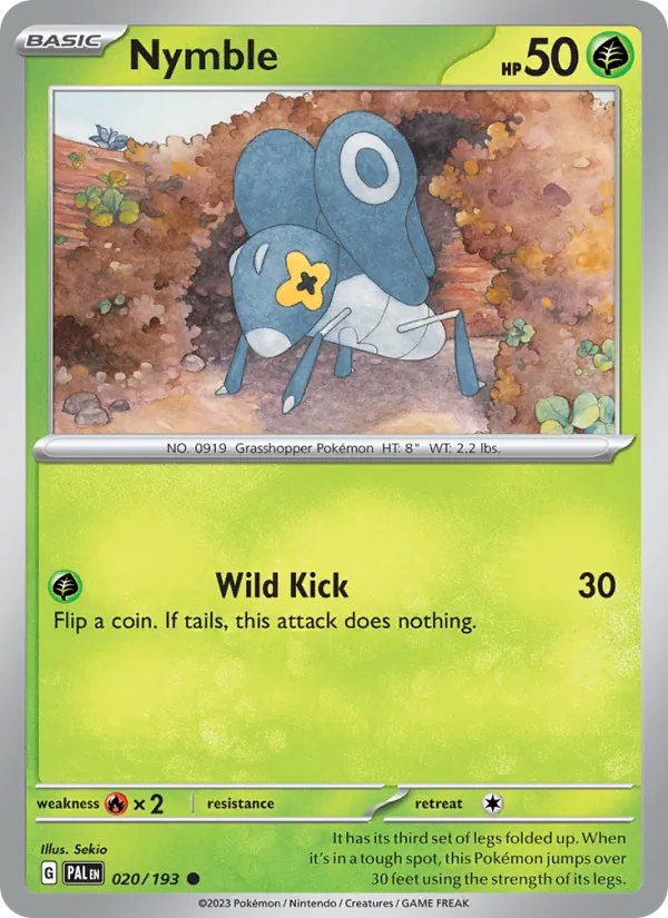 Nymble Paldea Evolved 020/193