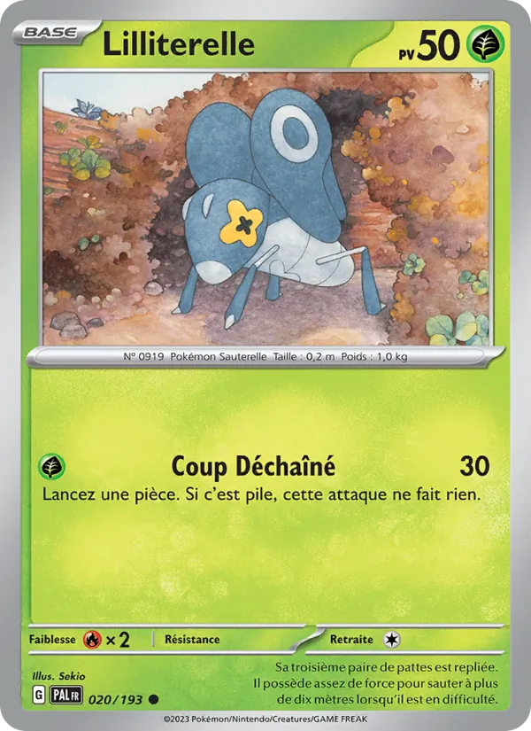 Lilliterelle Évolutions à Paldea 020/193