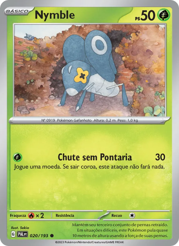 Nymble Evoluções em Paldea 020/193