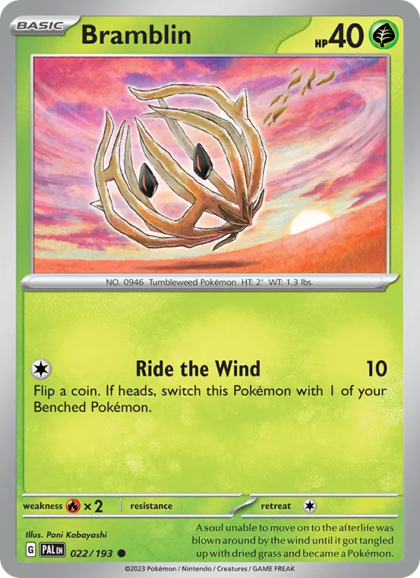 Bramblin Paldea Evolved 022/193