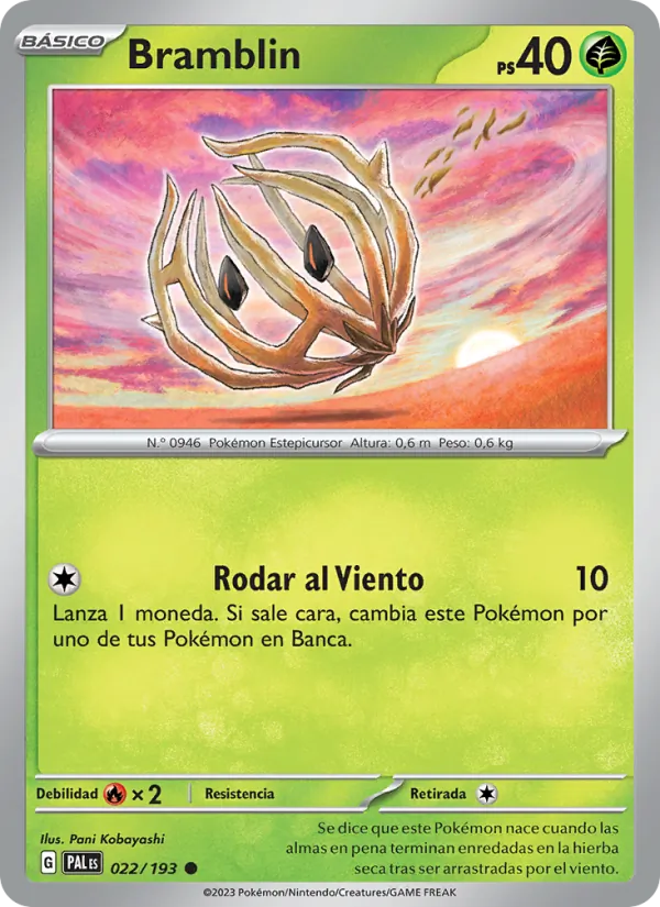 Bramblin Evoluciones en Paldea 022/193