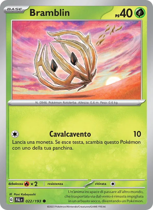 Bramblin Evoluzioni a Paldea 022/193