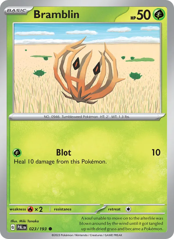 Bramblin Paldea Evolved 023/193