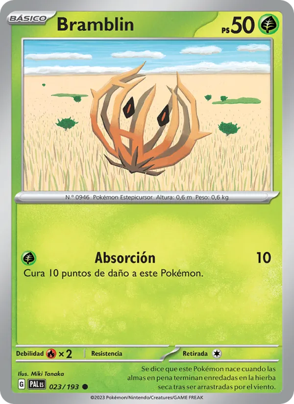 Bramblin Evoluciones en Paldea 023/193