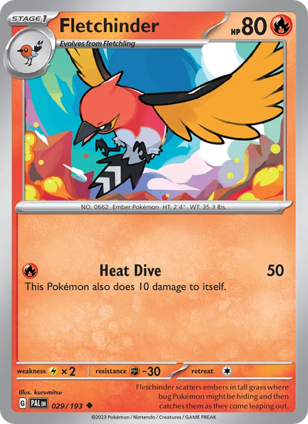 Fletchinder Paldea Evolved 029/193