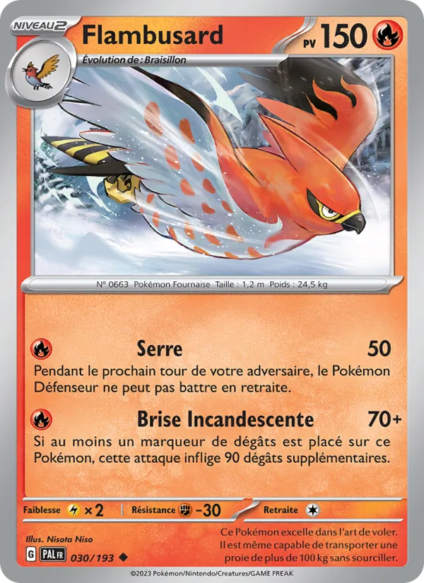 Flambusard Évolutions à Paldea 030/193