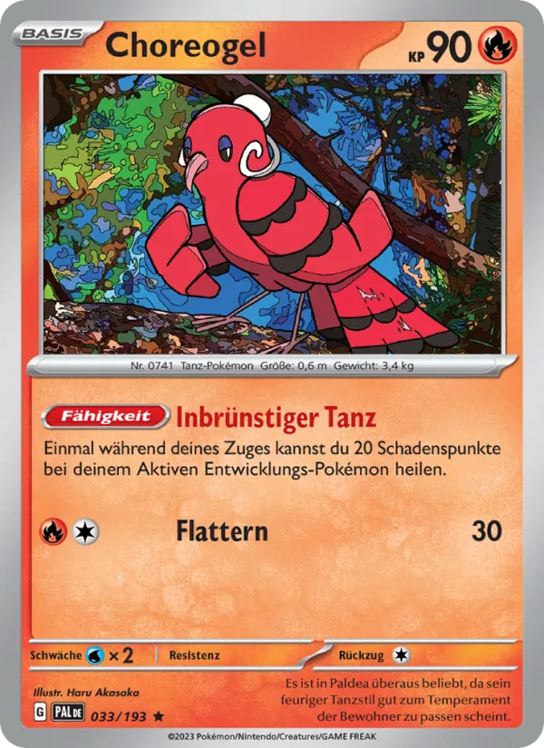 Choreogel Entwicklungen in Paldea 033/193