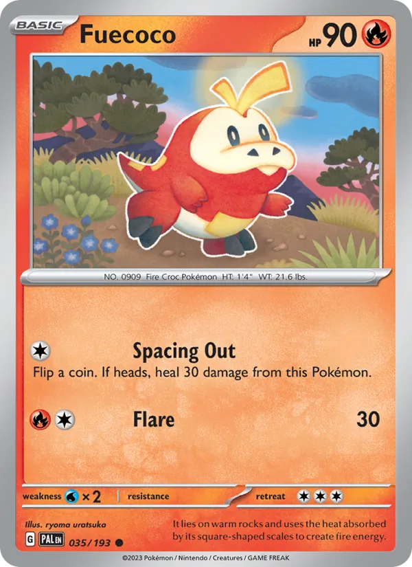Fuecoco Paldea Evolved 035/193