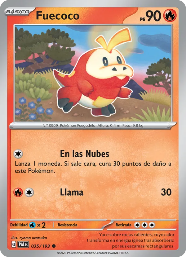 Fuecoco Evoluciones en Paldea 035/193