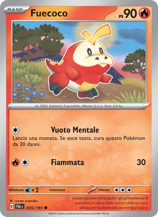 Fuecoco Evoluzioni a Paldea 035/193