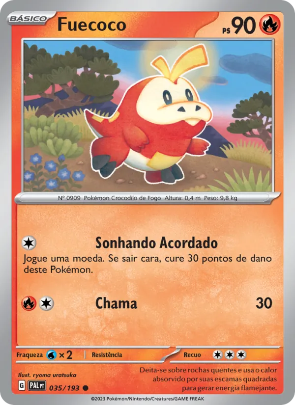 Fuecoco Evoluções em Paldea 035/193