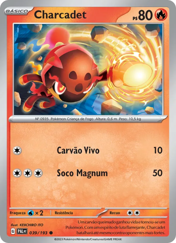 Charcadet Evoluções em Paldea 039/193