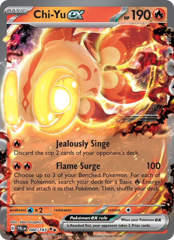 Chi-Yu ex Paldea Evolved 040/193