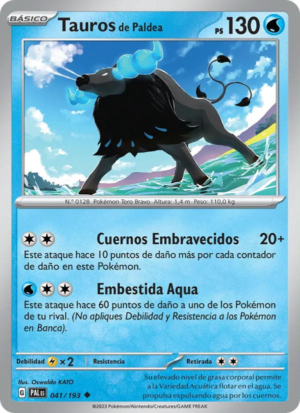 Tauros de Paldea Evoluciones en Paldea 041/193