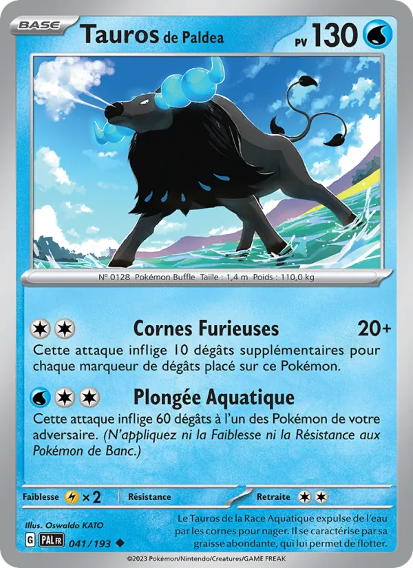 Tauros de Paldea Évolutions à Paldea 041/193