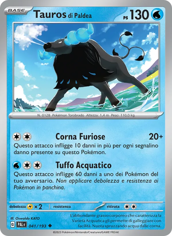 Tauros di Paldea Evoluzioni a Paldea 041/193