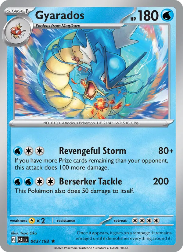 Gyarados Paldea Evolved 043/193