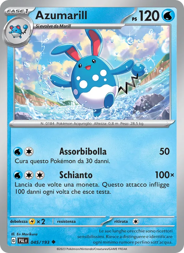 Azumarill Evoluzioni a Paldea 045/193