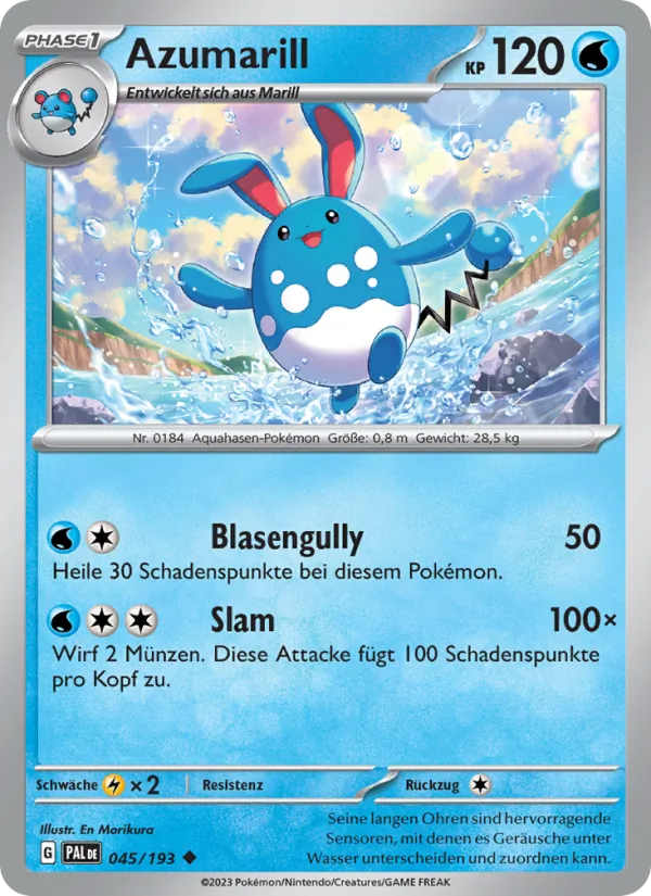 Azumarill Entwicklungen in Paldea 045/193