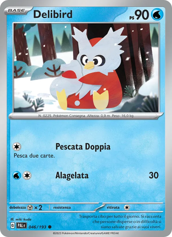 Delibird Evoluzioni a Paldea 046/193