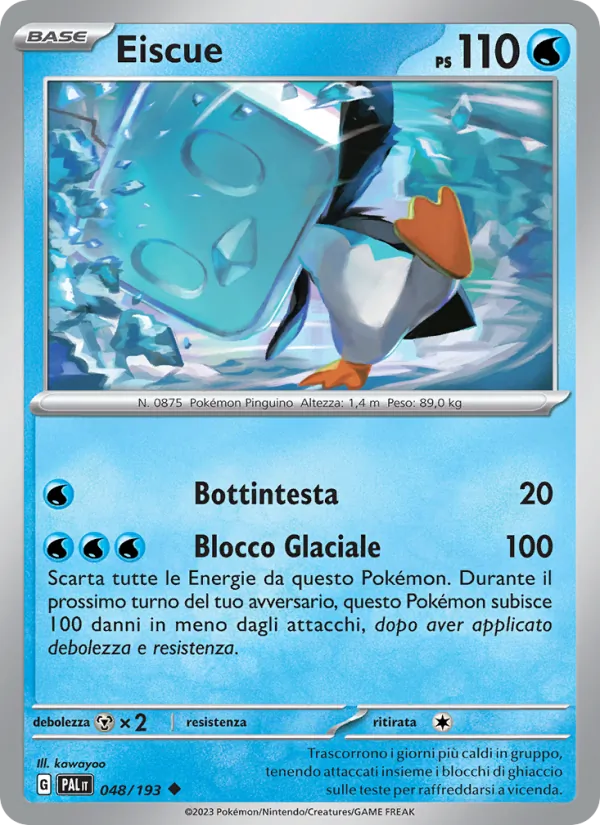 Eiscue Evoluzioni a Paldea 048/193