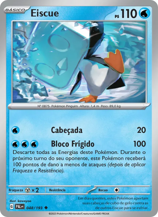 Eiscue Evoluções em Paldea 048/193