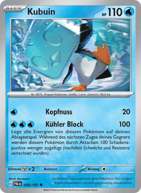 Kubuin Entwicklungen in Paldea 048/193