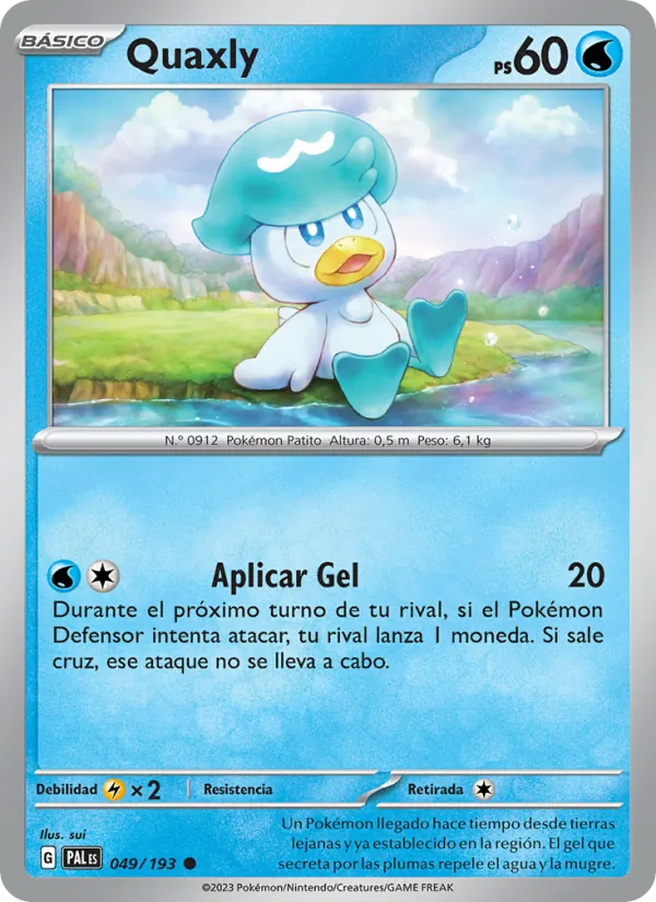 Quaxly Evoluciones en Paldea 049/193