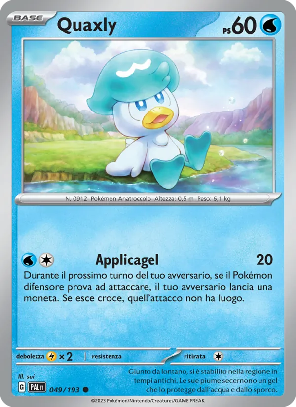 Quaxly Evoluzioni a Paldea 049/193