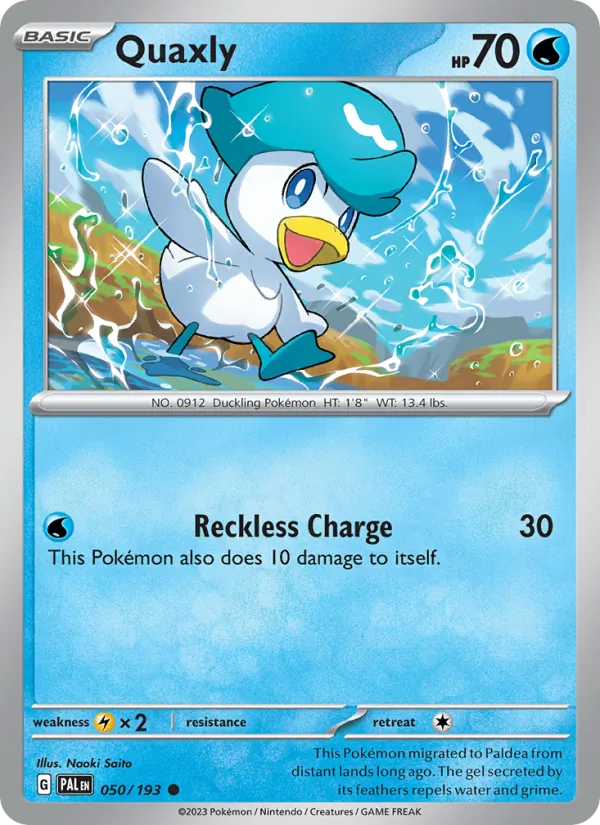 Quaxly Paldea Evolved 050/193