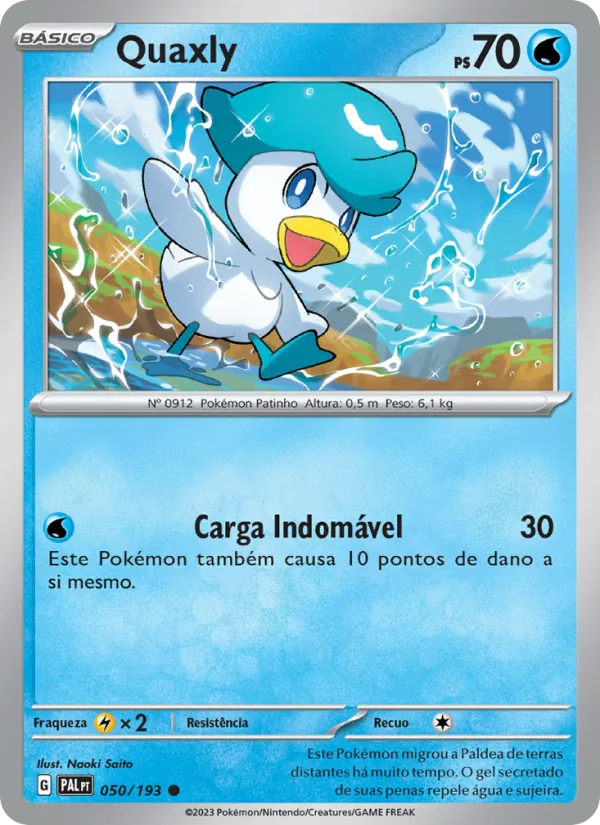 Quaxly Evoluções em Paldea 050/193