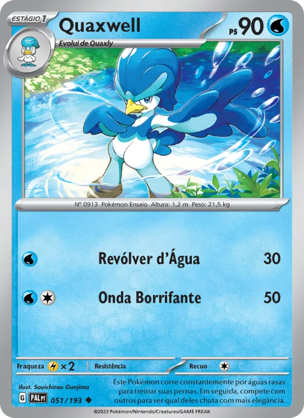 Quaxwell Evoluções em Paldea 051/193