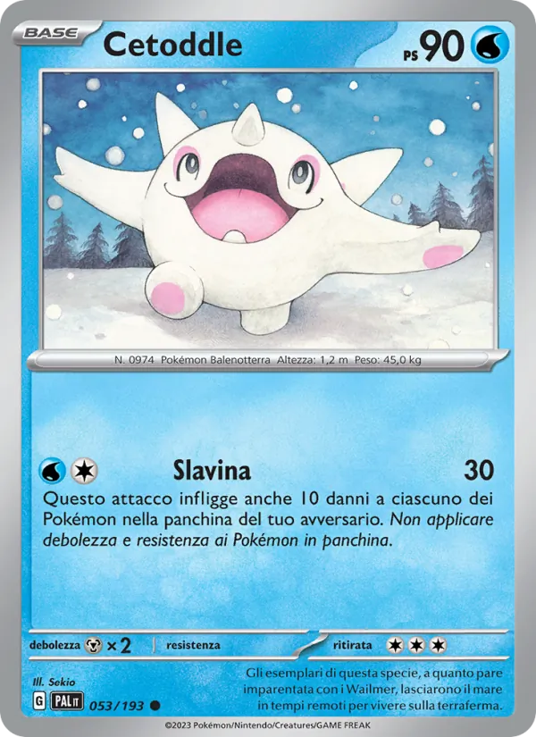 Cetoddle Evoluzioni a Paldea 053/193