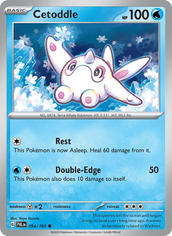 Cetoddle Paldea Evolved 054/193