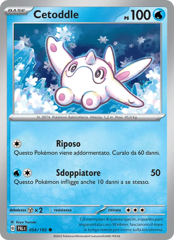 Cetoddle Evoluzioni a Paldea 054/193