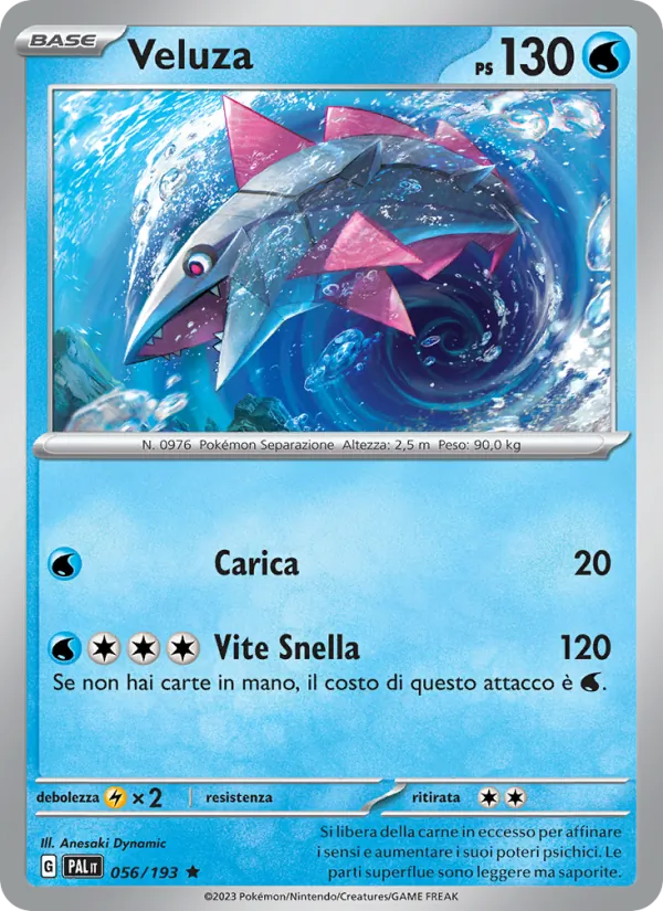 Veluza Evoluzioni a Paldea 056/193
