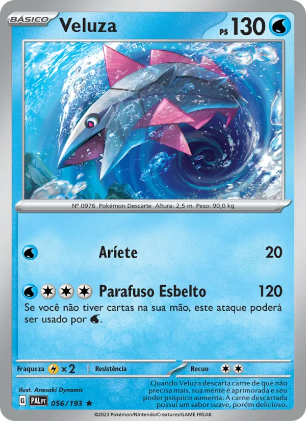 Veluza Evoluções em Paldea 056/193