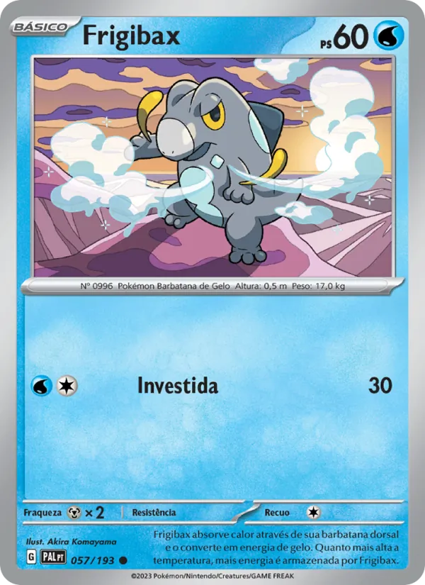 Frigibax Evoluções em Paldea 057/193
