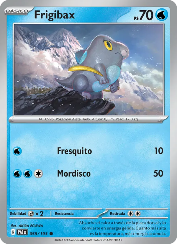 Frigibax Evoluciones en Paldea 058/193