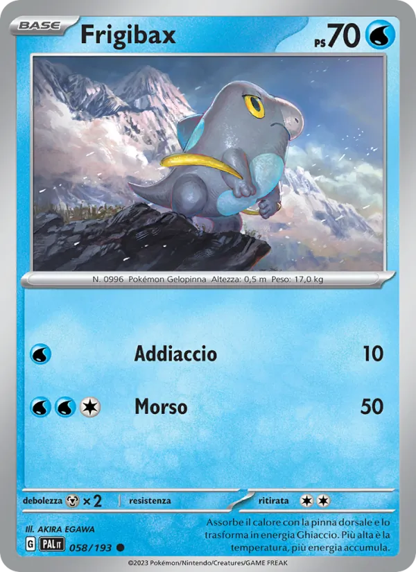 Frigibax Evoluzioni a Paldea 058/193