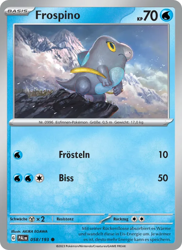 Frospino Entwicklungen in Paldea 058/193