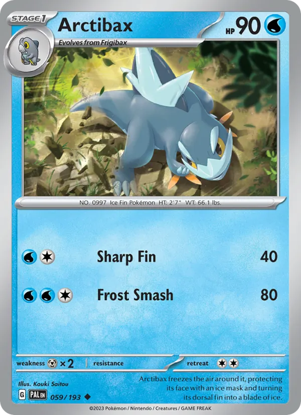 Arctibax Paldea Evolved 059/193