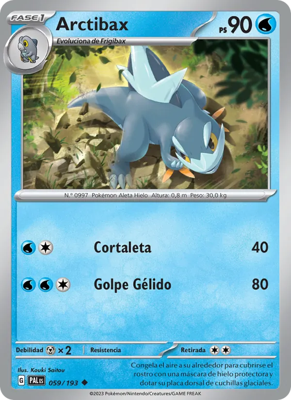 Arctibax Evoluciones en Paldea 059/193